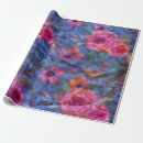 Pesquisar por floral antigo papel de presente Azul