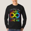 Pesquisar por cor verdadeira camisetas Autismo