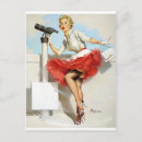 Pesquisar por menina pinup cartoes postais Loira