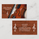 Pesquisar por violino cartao de visita Elegante