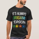 Pesquisar por dobragem camisetas Origami