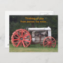 Pesquisar por trator antigo cartoes postais Fotografia