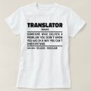 Pesquisar por tradutores camisetas Profissão