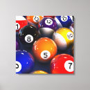 Pesquisar por piscina impressão de canvas Mesa de bilhar