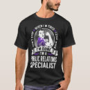 Pesquisar por relações públicas camisetas Especialista