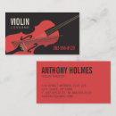 Pesquisar por violino cartao de visita Profissional