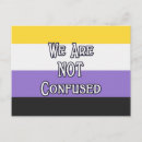 Pesquisar por orgulho não binário cartoes postais Bandeira