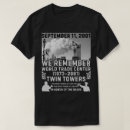 Pesquisar por torres gémeas camisetas 11 de setembro