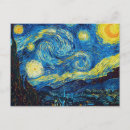 Pesquisar por van gogh starry night cartoes postais Impressionismo