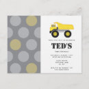 Pesquisar por convite do camião basculante convites Menino