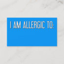 Pesquisar por eu sou alérgico a cartao de visita Alergias
