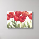 Pesquisar por tulipas impressão de canvas Fileira