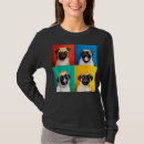 Pesquisar por foto do pug camisetas Retrato
