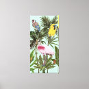 Pesquisar por plantas tropicais impressão de canvas Aves