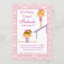 Pesquisar por gymnast convites Menina