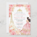 Pesquisar por quinceanera da torre eiffel convites Elegante