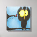 Pesquisar por corujas coloridas impressão de canvas Pássaro