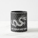 Pesquisar por dragão preto canecas Branco