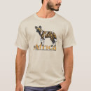 Pesquisar por cão selvagem africano camisetas Lobo pintado