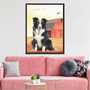 Pesquisar por border collie de de impressão de canvas Cachorro