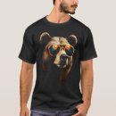 Pesquisar por urso com óculos de sol camisetas Animal