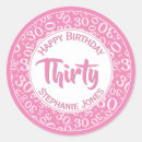Pesquisar por número 30 adesivos Aniversário de 30 anos