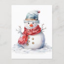 Pesquisar por boneco de neve feliz cartoes postais Feriado