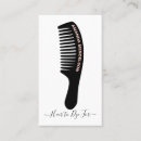 Pesquisar por pente cartao de visita Estilista de cabelo
