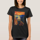 Pesquisar por munch a pintura camisetas Gatinho