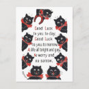 Pesquisar por boa sorte cartoes postais Gato