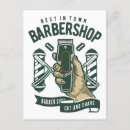 Pesquisar por barbearia cartoes postais Retrô