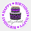 Pesquisar por bolo aniversário roxo adesivos Para todos
