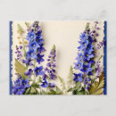 Pesquisar por delphinium cartoes postais Azul
