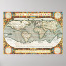 Pesquisar por mapas antigos posters artes pósteres Mapa do mundo