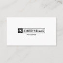 Pesquisar por logotipo da câmera cartao de visita Minimalista