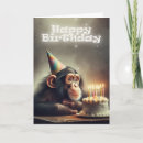 Pesquisar por chimpanzés cartoes Aniversário
