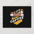 Pesquisar por mas primeiro café cartoes postais Tipografia