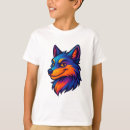 Pesquisar por vetor lobo camisetas Logotipo