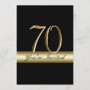 Pesquisar por seventieth aniversário convites Elegante