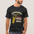 Pesquisar por música saxofone camisetas De amante musical