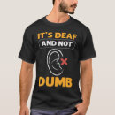 Pesquisar por deficiente auditivo camisetas Surdo