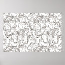 Pesquisar por gatos coloridos pôsteres pósteres Qualquer crinaça