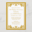 Pesquisar por wedding anniversary 11 16 convites Dourado