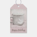 Pesquisar por chocolate quente etiquetas de presente Marshmallows