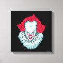 Pesquisar por palhaços assustadores impressão de canvas Pennysábio