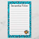 Pesquisar por hooray para peixes papel de carta Azul