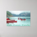 Pesquisar por canoa impressão de canvas Lago