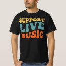 Pesquisar por música ao vivo camisetas Para todos