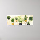 Pesquisar por plantas impressão de canvas Verde