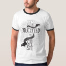 Pesquisar por cruz branca no preto camisetas Homens